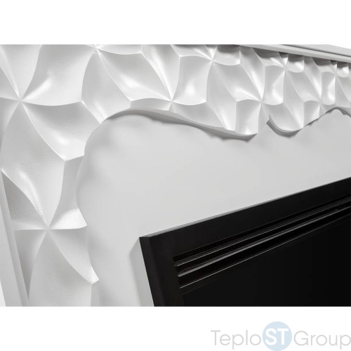 Каминокомплект:Очаг Electrolux EFP/P-3020LS с порталом Vivo 30 белый - купить оптом с доставкой по России фото 4