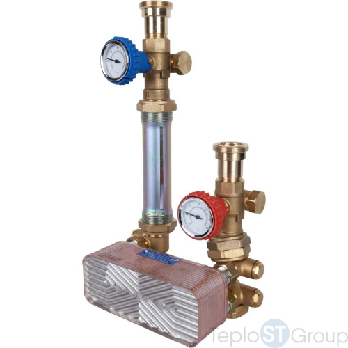 Stout SDG-0038 Насосная группа с теплообменником 28 пластин, без насоса в теплоизоляции - купить с доставкой по России фото 5