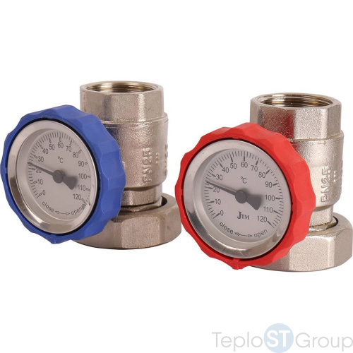 Насосная группа Rommer RDG-0002 с термостатическим смесительным клапаном (20-4С) 1 без насоса - купить оптом с доставкой по России фото 10