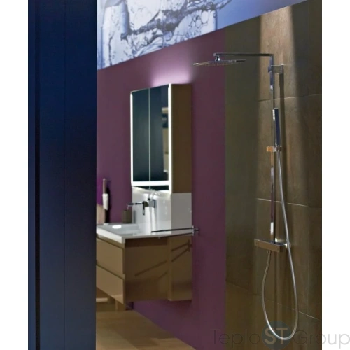 Душевая система Grohe Euphoria Cube System 26087000 с термостатом для настенного монтажа, хром - купить с доставкой по России фото 8