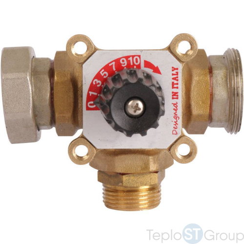 Насосная группа Rommer RDG-0003 с 3-х ходовым приводным смесителем 1 без насоса - купить оптом с доставкой по России фото 15