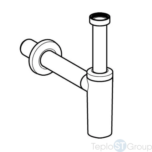 Сифон для раковины GEBERIT D32 (хром) 151.034.21.1 - купить оптом у дилера TeploSTGroup по всей России ✅ ☎ 8 (800) 600-96-13 фото 4