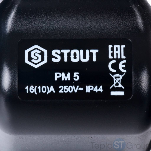 Stout SCS-0001 Реле давления для водоснабжения PM5G, 1-5 бар, 1/4", с накидной гайкой. - купить с доставкой по России фото 8