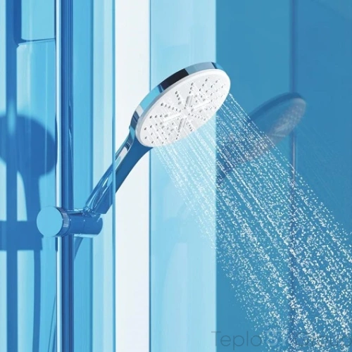 Душевая лейка Grohe Rainshower SmartActive 26544LS0 белая луна - купить оптом у дилера TeploSTGroup по всей России ✅ ☎ 8 (800) 600-96-13 фото 4