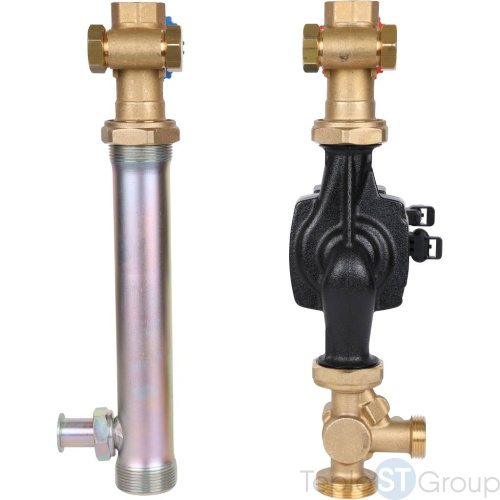 Stout SDG-0003 Насосная группа с 3-х ходовым приводным смесителем 1"с насосом Grundfos UPM3 Hybrid 25-70 - купить с доставкой по России фото 5