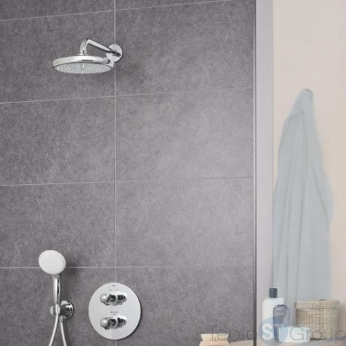 Верхний душ Grohe Tempesta 26412000 хром - купить оптом у дилера TeploSTGroup по всей России ✅ ☎ 8 (800) 600-96-13 фото 3