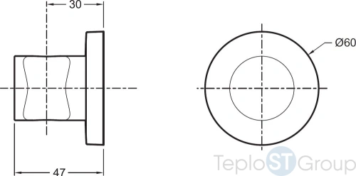 Душевой комплект 8 в 1 Jacob Delafon Modulo E30758-CP с термостатом и скрытой частью, хром - купить с доставкой по России фото 19