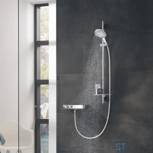 Душевой гарнитур Grohe Rainshower SmartActive 150 26593000 хром - купить оптом у дилера TeploSTGroup по всей России ✅ ☎ 8 (800) 600-96-13 фото 4