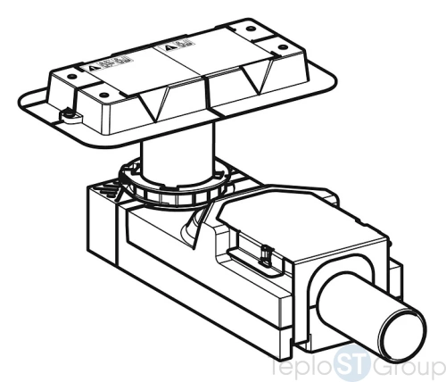 Корпус дренажных каналов Geberit CleanLine 154.150.00.1 монтажная высота 9-20 см - купить с доставкой по России фото 4