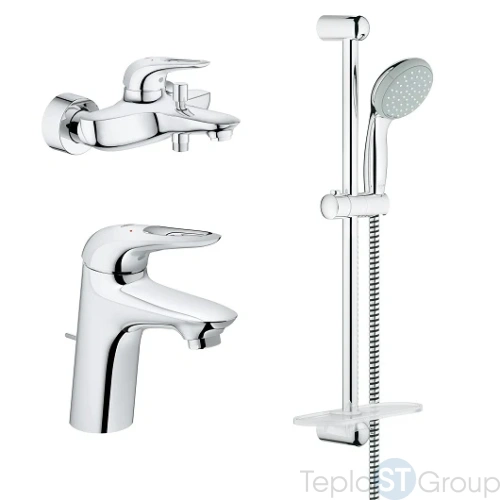 Комплект для ванны Grohe Eurostyle 124416 - купить с доставкой по России