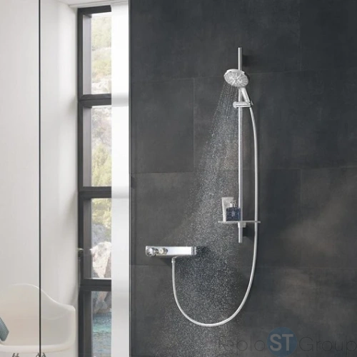 Душевой гарнитур Grohe Rainshower SmartActive 130 26548000 хром - купить оптом у дилера TeploSTGroup по всей России ✅ ☎ 8 (800) 600-96-13 фото 4