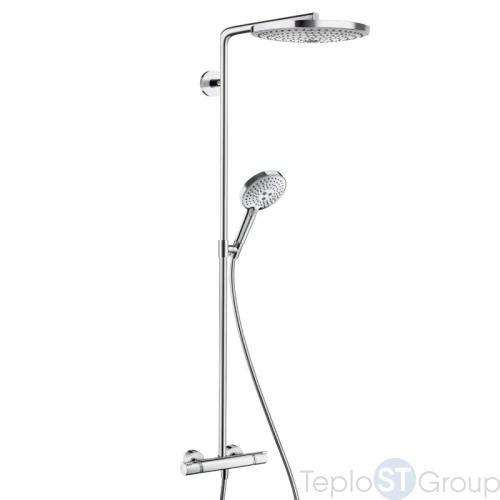 Душевая стойка Hansgrohe Raindance Select 300 2jet Showerpipe хром 27133000 - купить с доставкой по России