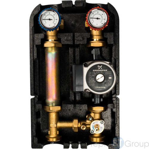 Stout SDG-0007 Насосная группа со смесителем 1" с насосом Grundfos UPSO 25-65 - купить с доставкой по России