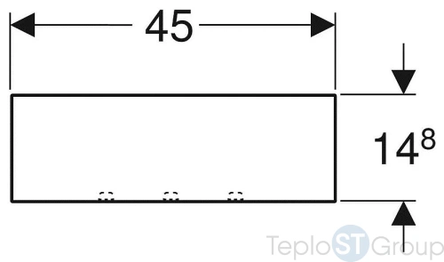 Полка для мебели Geberit Smyle Square 500.362.00.1 - купить оптом у дилера TeploSTGroup по всей России ✅ ☎ 8 (800) 600-96-13 фото 3