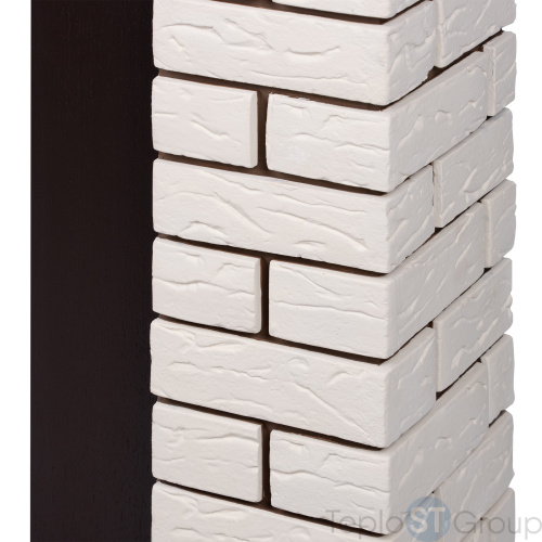 Портал Firelight Bricks Classic камень бежевый, шпон темный дуб - купить оптом с доставкой по России фото 3