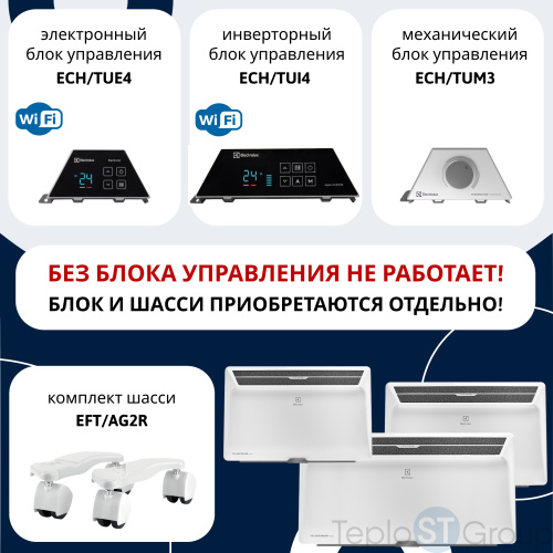 Модуль отопительный электрического конвектора Electrolux серии Air Gate Transformer ECH/AG2-2000 T - купить оптом с доставкой по России фото 5