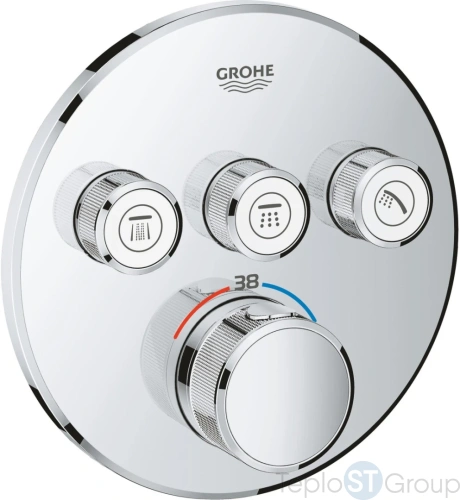 Термостат для душа Grohe Grohtherm SmartControl 29121000 - купить с доставкой по России