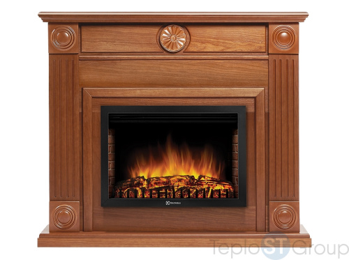 Портал Firelight Frame 25U (угловой) шпон дуб - купить оптом с доставкой по России