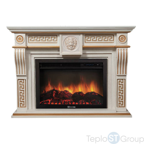 Портал Firelight Vittoriano 30 Белёный дуб с золотой патиной - купить оптом с доставкой по России