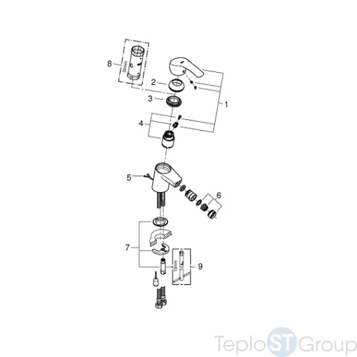 Смеситель для биде Grohe Eurosmart 32927002 - купить с доставкой по России фото 4