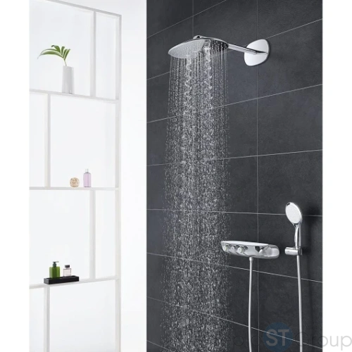 Душевая система с термостатическим смесителем Grohe Rainshower SmartControl 26443000 - купить с доставкой по России фото 2