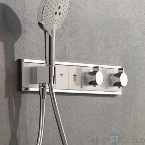 Термостат для душа Hansgrohe RainSelect 15356000 (внешняя часть) - купить с доставкой по России фото 2