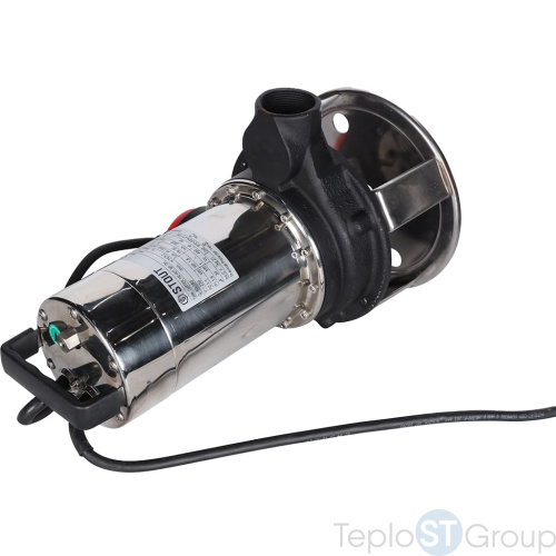 Stout SPD-0004-211100 Насос дренажный с режущим механизмом, с полавком, корпус-чугун, кабель 10 м, 230V, Q=150 л/мин, H=14,5 - купить с доставкой по России фото 15
