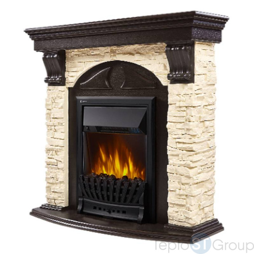 Портал Firelight Torre Classic камень слоновая кость, шпон венге - купить оптом с доставкой по России фото 2