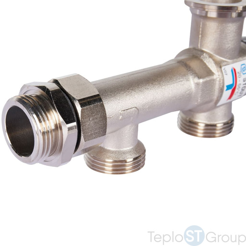 Stout SDG-0120-005010 Stout Насосно-смесительный узел с термостатическим клапаном 20-55°C, без насоса - купить оптом с доставкой по России фото 4