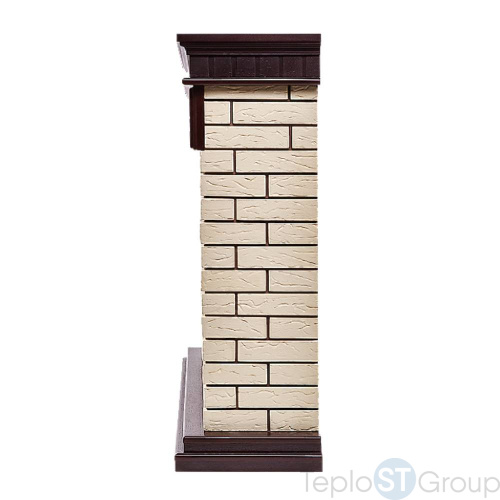 Портал Firelight Bricks 30 камень бежевый, шпон темный дуб - купить оптом с доставкой по России фото 5
