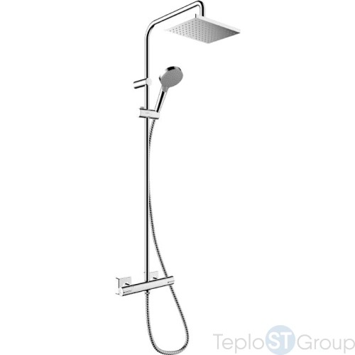 Душевая стойка Hansgrohe Vernis Shape 26286000 хром - купить с доставкой по России