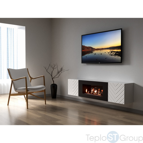 Тумба с биокамином Firelight BFP-P1700V белая - купить оптом с доставкой по России фото 7