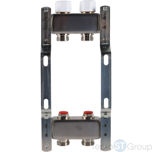 Rommer RMS-3200-000002 Rommer Коллектор из нержавеющей стали без расходомеров 2 вых. - купить оптом с доставкой по России фото 4