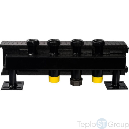 Stout SDG-0016 Стальной распределительный коллектор 2 отопительных контура. В теплоизоляции DN 32 - купить оптом с доставкой по России фото 4