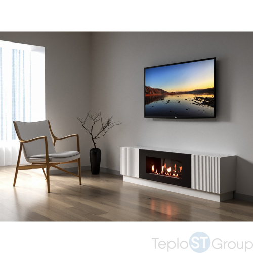 Тумба с биокамином Firelight BFP-P1700L белая - купить оптом с доставкой по России фото 6