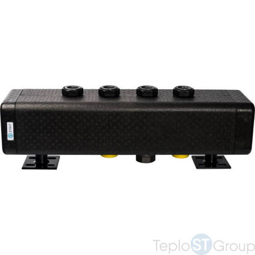 Stout SDG-0016 Стальной распределительный коллектор 2 отопительных контура. В теплоизоляции DN 32 - купить оптом с доставкой по России фото 2