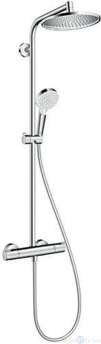 Душевая стойка Hansgrohe Crometta S 240 1jet Showerpipe 27267000 хром - купить с доставкой по России