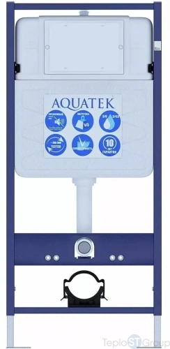 Унитаз с инсталляцией Set Aquatek Бетта унитаз Aquatek Бетта AQ1253W-00 +тонкое сиденье soft-close+ инсталляция Aquatek Standard INS-0000012 - купить с доставкой по России фото 5