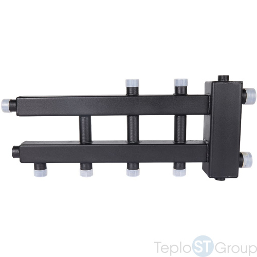 Rommer RDG-0060-024024 Rommer Коллектор (дублер компакт) с гидроразделителем на 2+1+1 контура до 60 кВт - купить оптом с доставкой по России