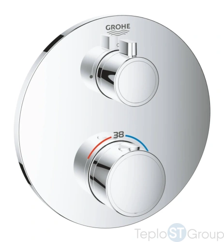 Термостатический смеситель для душа GROHE Grohtherm 24075000 хром - купить с доставкой по России