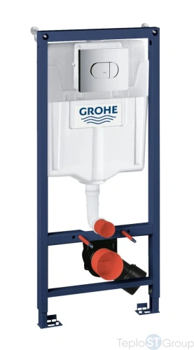 Инсталляция для подвесного унитаза GROHE Solido 3 в 1 с клавишей Arena Cosmopolitan 38981000 - купить с доставкой по России