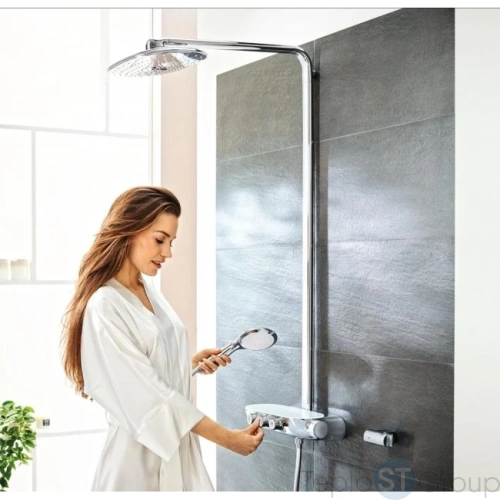 Душевая стойка Grohe Rainshower Smart Control 26250000 - купить оптом у дилера TeploSTGroup по всей России ✅ ☎ 8 (800) 600-96-13 фото 6