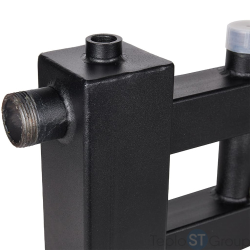 Rommer RDG-0060-024035 Rommer Коллектор (дублер компакт) с гидроразделителем на 3+1+1 контура до 60 кВт - купить с доставкой по России фото 3