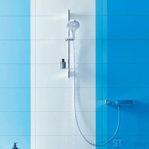 Душевой гарнитур Grohe Rainshower Smartactive 26575000 хром - купить оптом у дилера TeploSTGroup по всей России ✅ ☎ 8 (800) 600-96-13 фото 4