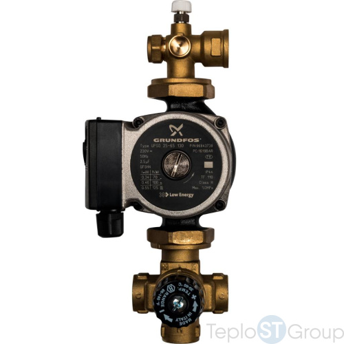*SDG-0020-001002 Stout Насосно-смесительный узел с термостатическим клапаном; Grundfos UPSO 25-65 130 - купить с доставкой по России фото 2