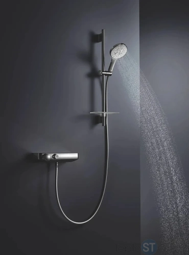 Душевой гарнитур Grohe Rainshower Smartactive 26575000 хром - купить оптом у дилера TeploSTGroup по всей России ✅ ☎ 8 (800) 600-96-13 фото 5