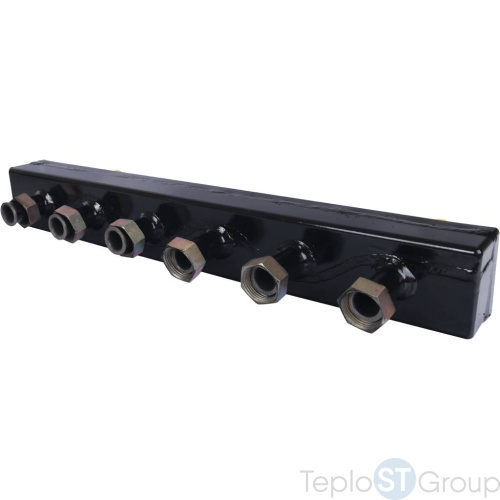 Stout SDG-0018 Стальной распределительный коллектор 3 отопительных контура с гидравлическим разделителем DN 20 - купить оптом с доставкой по России фото 3
