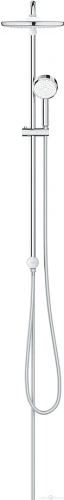 Душевая система GROHE Tempesta Cosmopolitan 250 26675000 с переключателем, хром - купить с доставкой по России фото 2