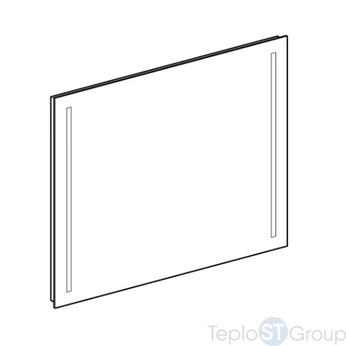 Зеркало Geberit Option 80x65 500.588.00.1 с подсветкой - купить оптом с доставкой по России фото 3