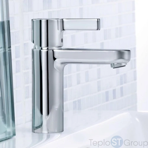 Смеситель для раковины Hansgrohe Metris S 31068000 без донного клапана - купить оптом у дилера TeploSTGroup по всей России ✅ ☎ 8 (800) 600-96-13 фото 2